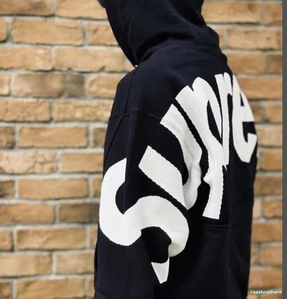 Black Big LOGO Hoodie Grey Sweatshirt M BIG SWEATSHIRT S XL L Back LOGO JACQUARD HOODED 0709